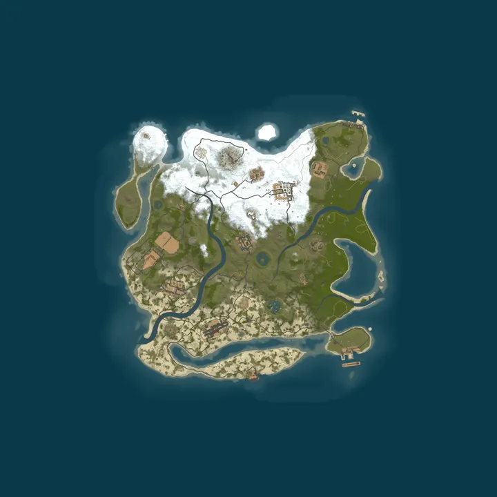 Map of PROJECT ZERO | Story Co-op Survival