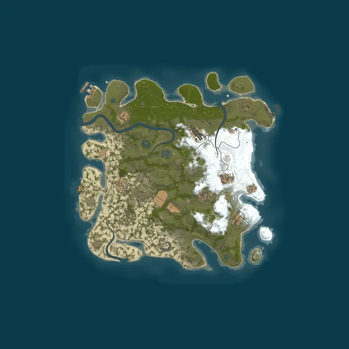 Map of T.D Gaming PVE Server