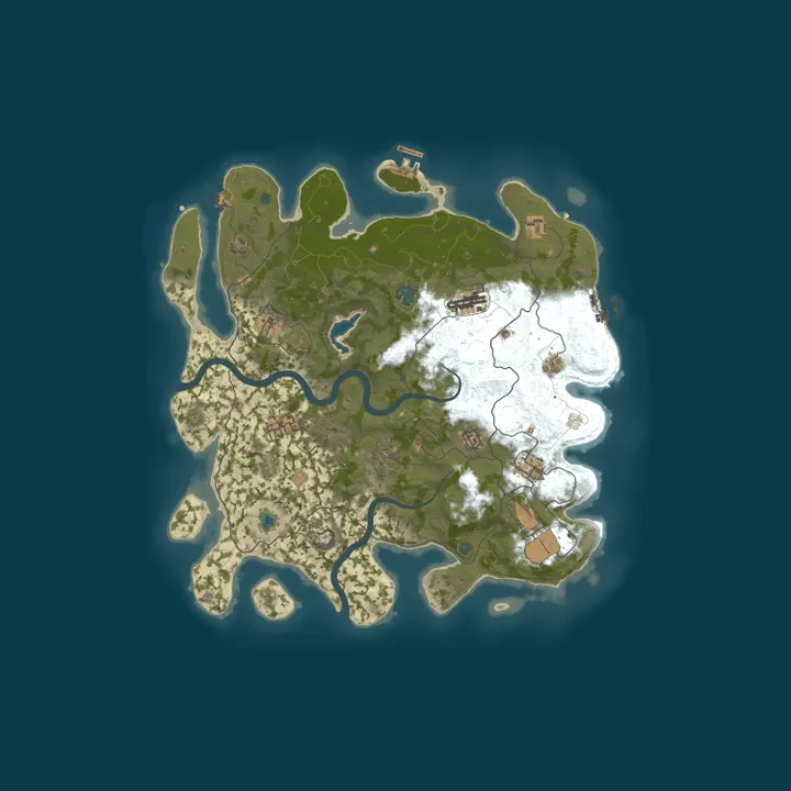 Map of A Rust Server