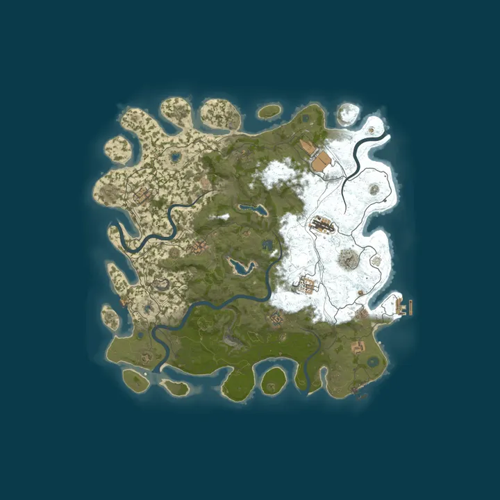 Map of My Untitled Rust Server