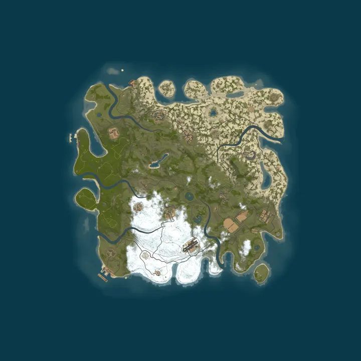 Map of The Warren | Monthly NOOB Friendly Hybrid PVE-PVP | Moving PVP 