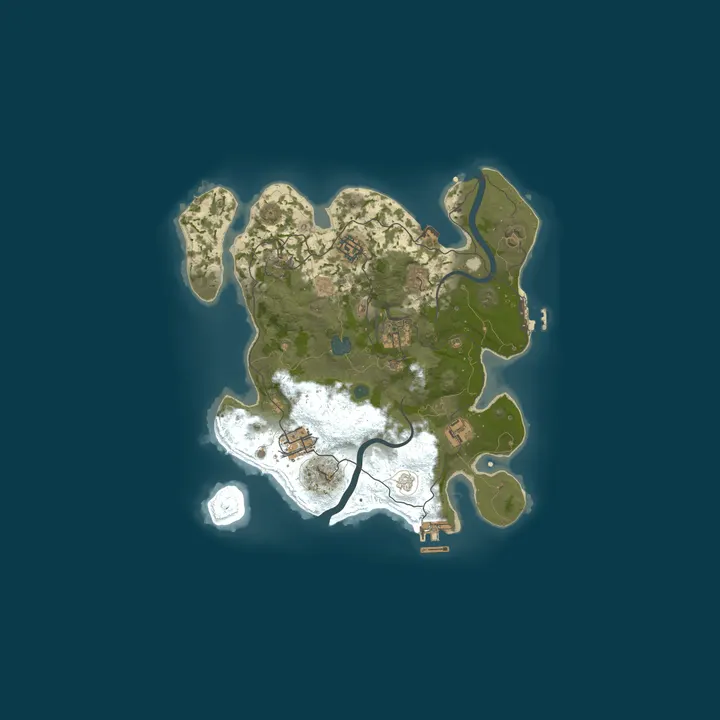 Map of Fields Of Rust PVE Test Server